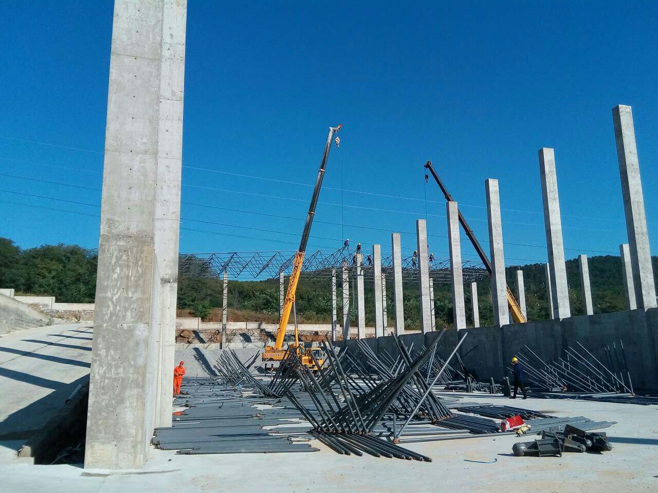 梧州搅拌站网架